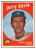 1959 Topps Baseball #256 Jerry Davie Tigers EX-MT 536180