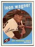 1959 Topps Baseball #257 Leon Wagner Giants EX-MT 536181