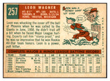 1959 Topps Baseball #257 Leon Wagner Giants EX-MT 536181