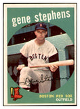 1959 Topps Baseball #261 Gene Stephens Red Sox EX-MT 536183