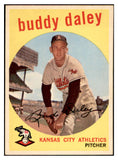 1959 Topps Baseball #263 Buddy Daley A's EX-MT 536184