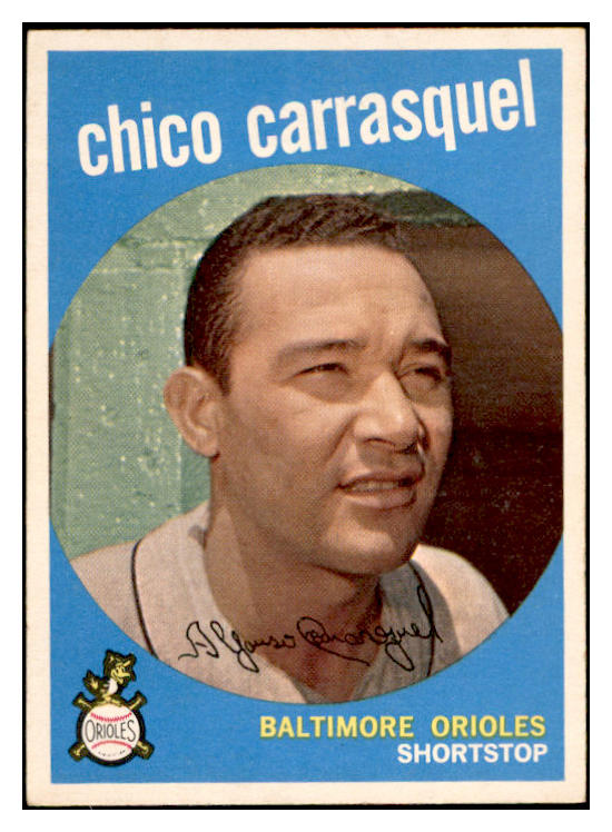1959 Topps Baseball #264 Chico Carrasquel Orioles EX-MT 536185