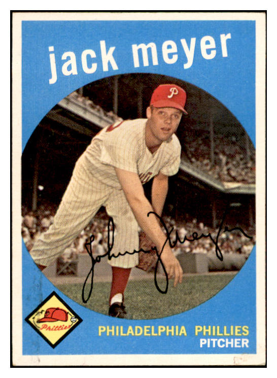 1959 Topps Baseball #269 Jack Meyer Phillies EX-MT 536187