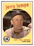 1959 Topps Baseball #272 Jerry Lumpe Yankees EX-MT 536189