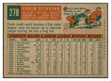 1959 Topps Baseball #278 Chuck Essegian Cardinals EX-MT 536190