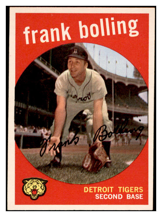 1959 Topps Baseball #280 Frank Bolling Tigers EX-MT 536192
