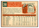1959 Topps Baseball #280 Frank Bolling Tigers EX-MT 536192