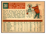 1959 Topps Baseball #281 Walt Craddock A's EX-MT 536193