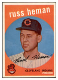 1959 Topps Baseball #283 Russ Heman Indians EX-MT 536194