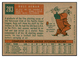 1959 Topps Baseball #283 Russ Heman Indians EX-MT 536194