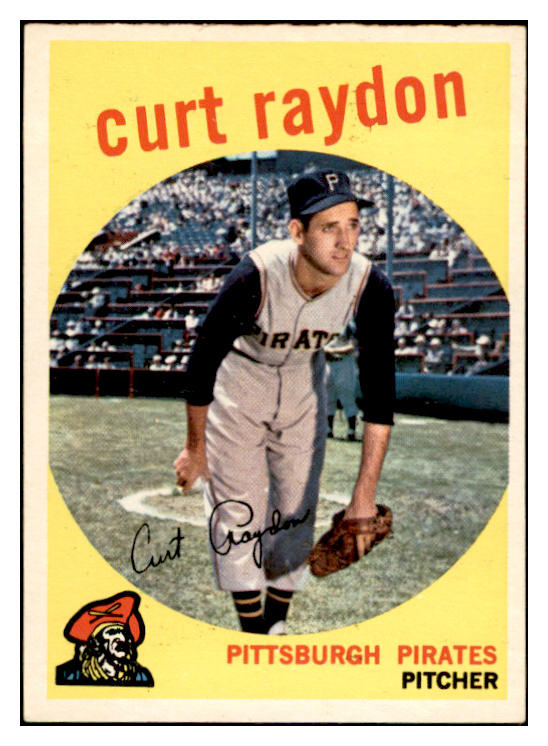 1959 Topps Baseball #305 Curt Raydon Pirates EX-MT 536204