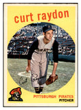 1959 Topps Baseball #305 Curt Raydon Pirates EX-MT 536204