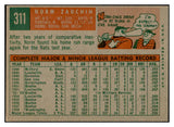 1959 Topps Baseball #311 Norm Zauchin Senators EX-MT 536207