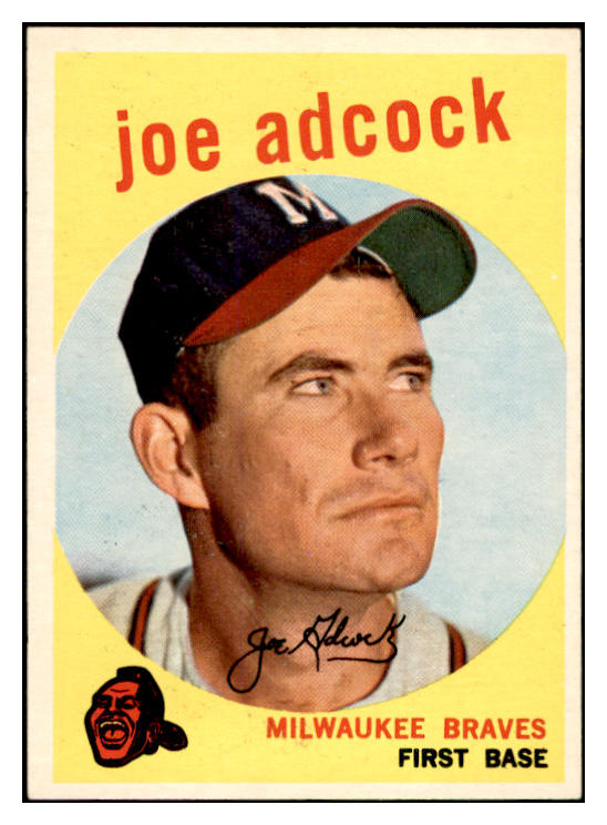 1959 Topps Baseball #315 Joe Adcock Braves EX-MT 536208