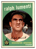 1959 Topps Baseball #316 Ralph Lumenti Senators EX-MT 536209