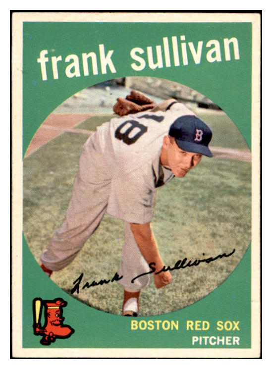 1959 Topps Baseball #323 Frank Sullivan Red Sox EX-MT 536211
