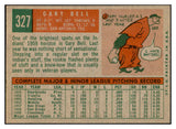 1959 Topps Baseball #327 Gary Bell Indians EX-MT 536212