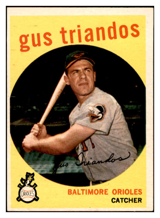 1959 Topps Baseball #330 Gus Triandos Orioles EX-MT 536214