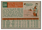 1959 Topps Baseball #334 Glen Hobbie Cubs EX-MT 536218