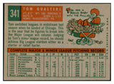 1959 Topps Baseball #341 Tom Qualters White Sox EX-MT 536219