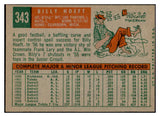 1959 Topps Baseball #343 Billy Hoeft Tigers EX-MT 536221