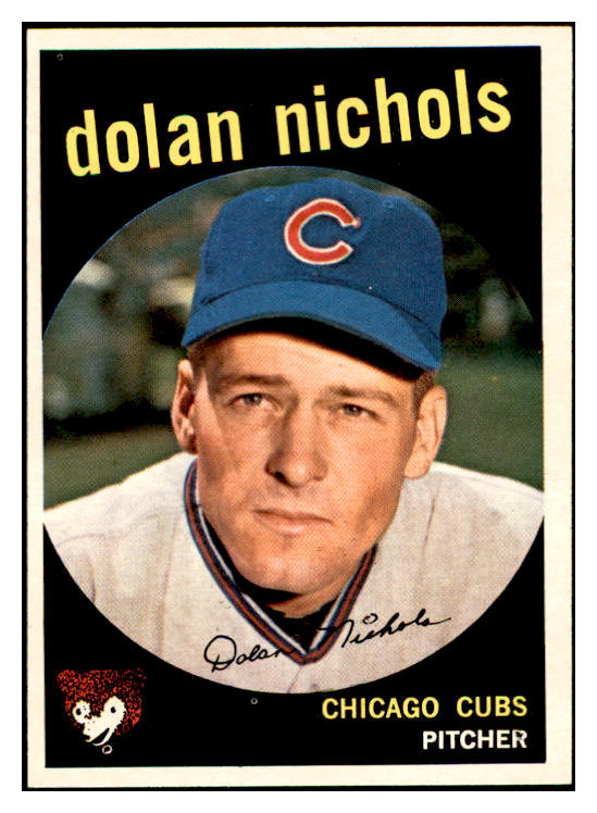 1959 Topps Baseball #362 Dolan Nichols Cubs EX-MT 536229