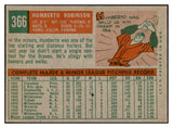 1959 Topps Baseball #366 Humberto Robinson Braves EX-MT 536230