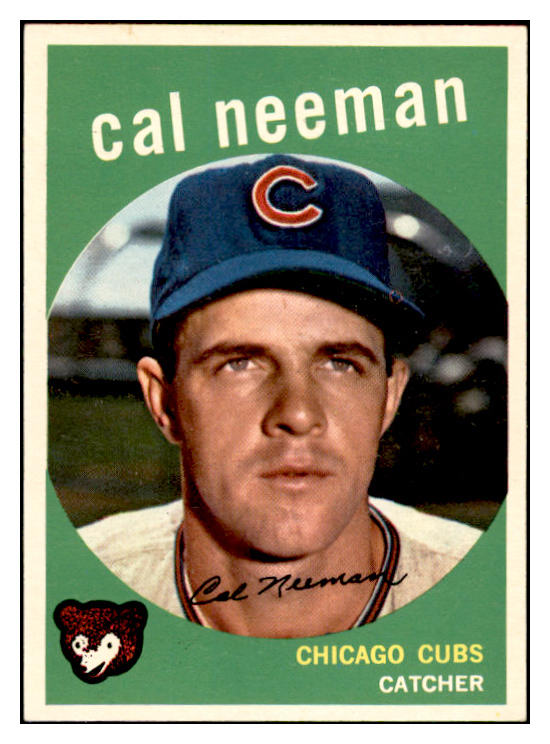 1959 Topps Baseball #367 Cal Neeman Cubs EX-MT 536231