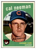 1959 Topps Baseball #367 Cal Neeman Cubs EX-MT 536231
