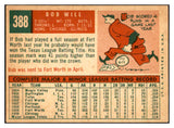 1959 Topps Baseball #388 Bob Will Cubs EX-MT 536241