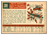1959 Topps Baseball #391 Milt Pappas Orioles EX-MT 536242