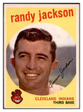 1959 Topps Baseball #394 Randy Jackson Indians EX-MT 536243