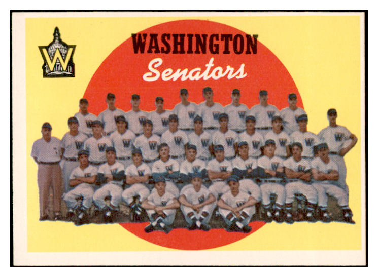 1959 Topps Baseball #397 Washington Senators Team EX-MT 536245