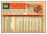 1959 Topps Baseball #404 Hank Sauer Giants EX-MT 536248
