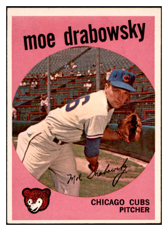 1959 Topps Baseball #407 Moe Drabowsky Cubs EX-MT 536250