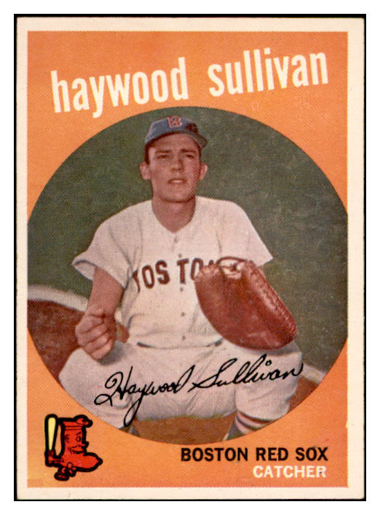 1959 Topps Baseball #416 Haywood Sullivan Red Sox EX-MT 536255