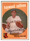 1959 Topps Baseball #416 Haywood Sullivan Red Sox EX-MT 536255