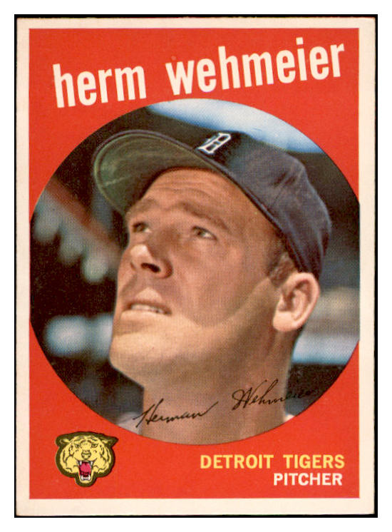 1959 Topps Baseball #421 Herm Wehmeier Tigers EX-MT 536258