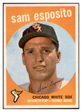 1959 Topps Baseball #438 Sam Esposito White Sox EX-MT 536267