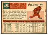 1959 Topps Baseball #438 Sam Esposito White Sox EX-MT 536267