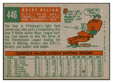 1959 Topps Baseball #446 Rocky Nelson Pirates EX-MT 536269