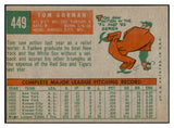 1959 Topps Baseball #449 Tom Gorman A's EX-MT 536270