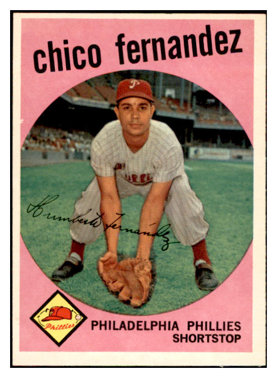 1959 Topps Baseball #452 Chico Fernandez Phillies EX-MT 536272