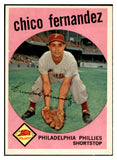 1959 Topps Baseball #452 Chico Fernandez Phillies EX-MT 536272