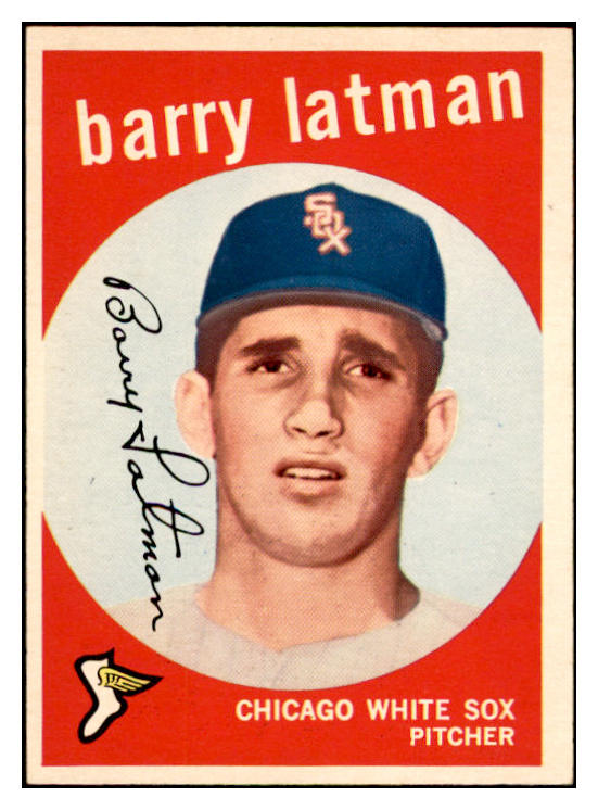 1959 Topps Baseball #477 Barry Latman White Sox EX-MT 536275