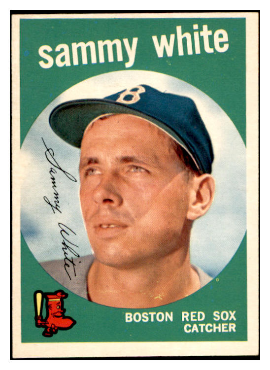 1959 Topps Baseball #486 Sammy White Red Sox EX-MT 536277