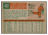 1959 Topps Baseball #492 Gene Conley Phillies EX-MT 536279