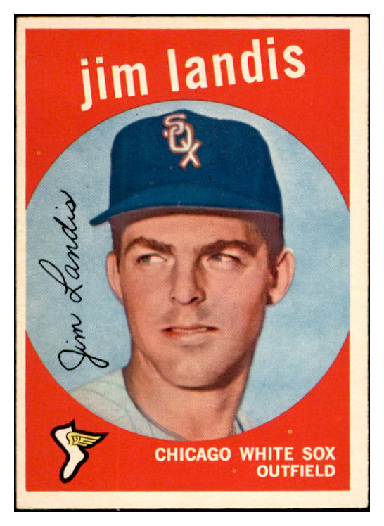 1959 Topps Baseball #493 Jim Landis White Sox EX-MT 536280