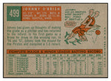 1959 Topps Baseball #499 Johnny O'Brien Braves EX-MT 536282