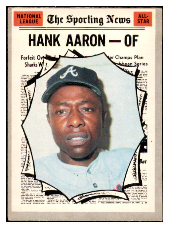 1970 O Pee Chee #462 Hank Aaron A.S. Braves VG-EX 536300